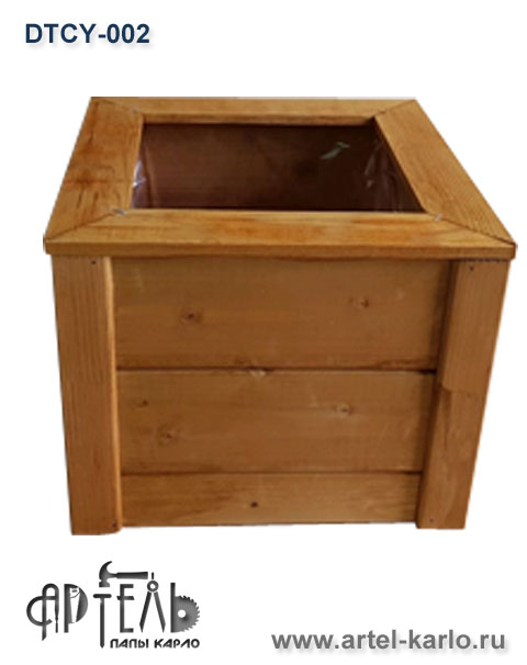 Кашпо-ящик деревянный